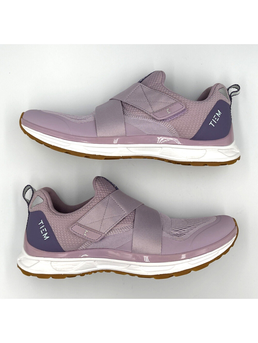 TIEM Slipstream Purple Cycling Shoes Women's 10.5 Walkable SPD